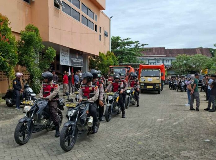 Ratusan Polisi Dikerahkan Kawal Pelaksanaan PSU Tarakan Tengah