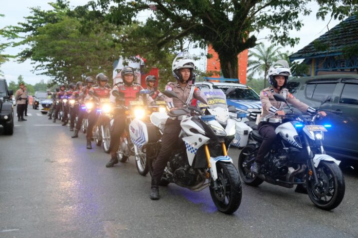 Patroli Gabungan Skala Besar Wujudkan Pilkada Aman dan Damai