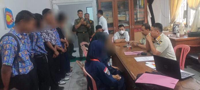 Satpol PP Tarakan Dapati 7 Pelajar Bolos