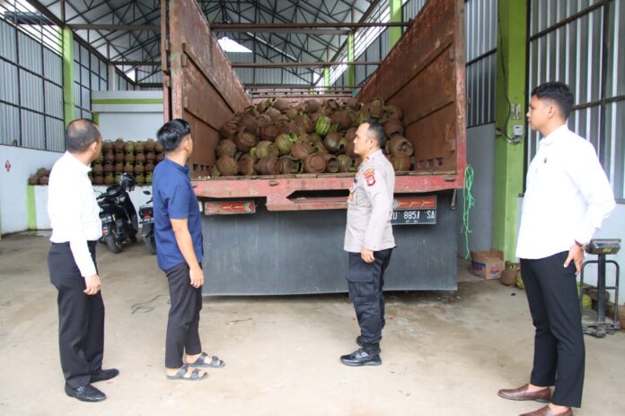 Kapolres Sidak ke Agen LPG, Ingatkan Jangan Ada Penimbunan