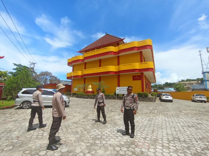 Gabungan Polres dan Ditsamapta Kawal Ketat Perayaan Waisak di Tarakan