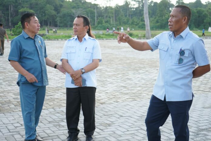 Bupati Tinjau Venue Utama Perayaan HUT Kota Tanjung Selor dan Kabupaten Bulungan