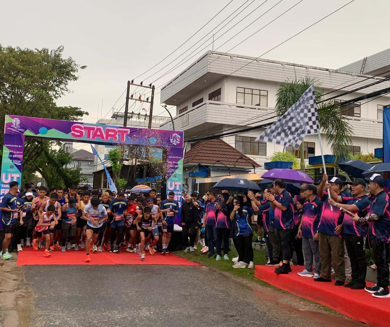 Wali Kota Tarakan Lepas Peserta Fun Run UT Fest 2025, Harap Gaungnya Semakin Besar